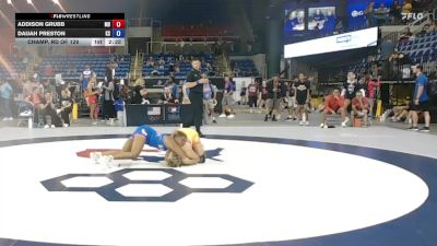 140 lbs Champ. Rd Of 128 - Addison Grubb, MD vs Daijah Preston, KS