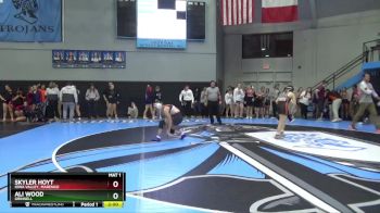 130 lbs Semifinal - Skyler Hoyt, Iowa Valley, Marengo vs Ali Wood, Grinnell