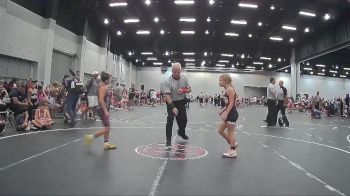 65 lbs Quarterfinal - Charlotte Robbins, Bison Takedown Club vs Lawson Fields, Tier One Wrestling