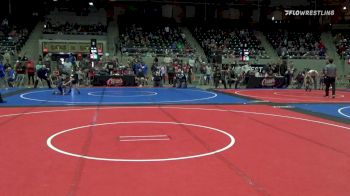 70 lbs Consi Of 8 #2 - Body Johnson, Checotah Matcats vs Maddox Rasavong, Poteau Youth Wrestling Academy