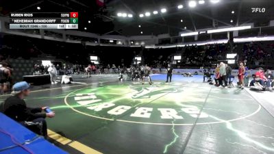 150 lbs Quarterfinal - Nehemiah Grandorff, Peninsula vs Ruben Rios, Toppenish