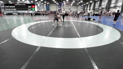 120 lbs Rr Rnd 1 - Alex Rozas, Team Shutt Van Hoven vs Collin Clark, Elite Athletic Club W.E.