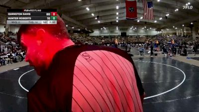 175 lbs Semis & 1st Wb (8 Team) - Quenston Davis, Munford High School vs Hunter Roberts, Tullahoma High School
