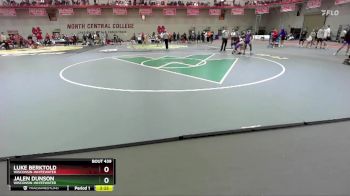 125 lbs Cons. Round 4 - Luke Berktold, Wisconsin-Whitewater vs Jalen Dunson, Wisconsin-Whitewater