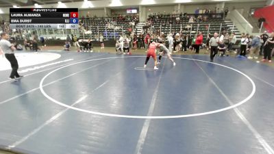 140 lbs 3rd Place Match - Laura Almanza, New Mexico vs Ema Durst, Illinois