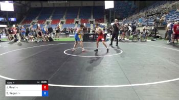 100 lbs Cons 4 - Jensen Boyd, Indiana vs Shamus Regan, Tennessee