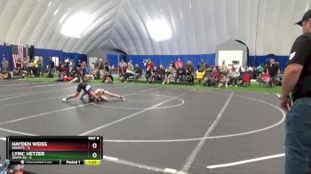 84 lbs Round 4 (10 Team) - Lyric Hetzer, Death Sq vs Hayden Weiss, Bandits