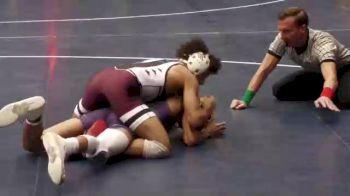 133 lbs Champ. Round 1 - Rj Marrero, Lincoln vs 8 Keshawn Laws, Cumberland