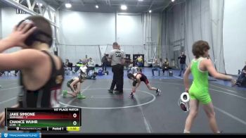 80 lbs Finals (2 Team) - Jake Simione, Warhawks vs Chance Wuhr, LCWC
