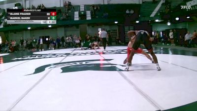 133 lbs Quarterfinal - Markel Baker, Northern Illinois vs Blaine Frazier, Indiana