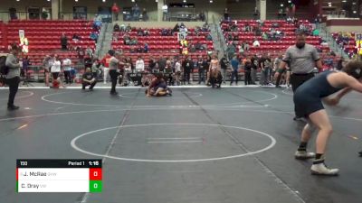 150 lbs Semifinal - Jakobii McRae, Greater Heights Wrestling vs Cohen Dray, Victory Wrestling