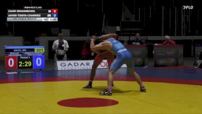 57kg 1st Place Match - Zakir Ibrahimkheil, Brock WC vs Javier Tonita-Charriez, Advanced Wrestling Academy