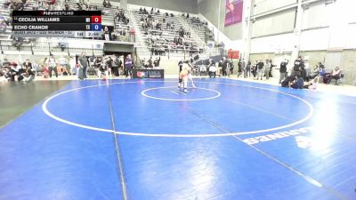 U20 Women - 57 lbs Champ. Round 3 - Cecilia Williams, MI vs Echo Cranor, TX