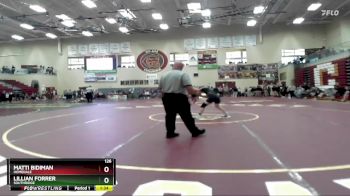 126 lbs Champ. Round 2 - Lillian Forrer, Southridge vs Matti Bidiman, Homedale