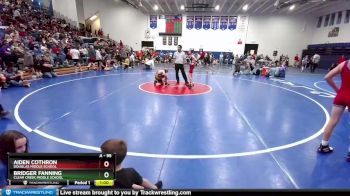 95 lbs Cons. Round 1 - Bridger Fanning, Clear Creek Middle School vs Aiden Cothron, Douglas Middle School