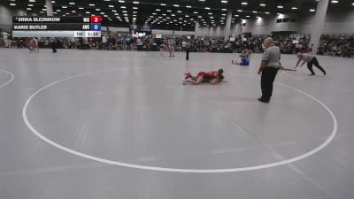 140 lbs Champ. Rd Of 32 - Karis Butler, ACH Wrestling Club vs Erika Sleznikow, Weigh In Club