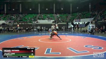 1A-4A 138 1st Place Match - Michael Yafondo, Fultondale vs Julian Lowe, St. John Paul II