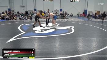 285 lbs Cons. Round 4 - Jimmy Yeingst, Elizabethtown vs Deondre Johnson, Ferrum