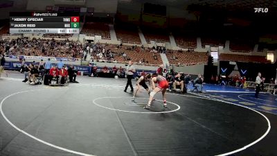 D1-126 lbs Champ. Round 1 - Jaxon Reid, Marana High School vs Henry Ofeciar, Tucson High Magnet School