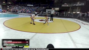 67 lbs Semifinal - Legend Zuniga, Toppenish USA Wrestling Club vs Cree Garza, Inland Northwest Wrestling Training Center