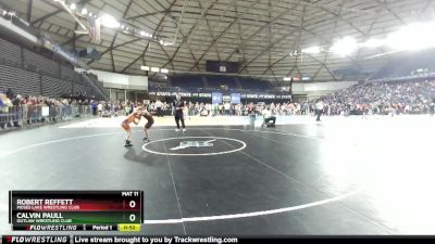 84 lbs 1st Place Match - Robert Reffett, Moses Lake Wrestling Club vs Calvin Paull, Outlaw Wrestling Club