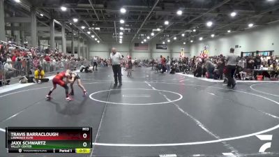 58 lbs Quarterfinal - Jaxx Schwartz, Valley Center vs Travis Barraclough, Lawrence Elite