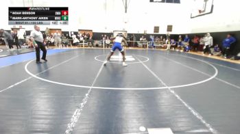 132 lbs Round Of 16 - Noah Benson, South Windsor vs Mark-Anthony Aiken, West Haven