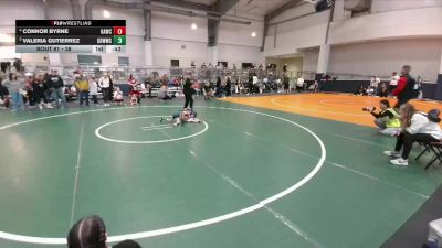 38 lbs 2nd Place Match - Valeria Gutierrez, Gracie Barra Westchase Wrestling Club vs Connor Byrne, Katy Area Wrestling Club