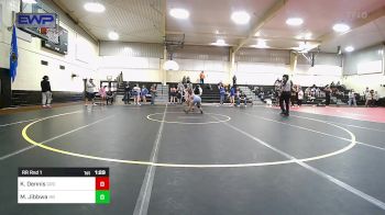 120 lbs Rr Rnd 1 - Khloe Dennis, Grove vs Marbillina Jibbwa, Har-Ber High School