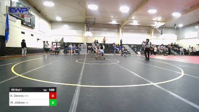 120 lbs Rr Rnd 1 - Khloe Dennis, Grove vs Marbillina Jibbwa, Har-Ber High School