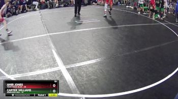 100 lbs Quarterfinals (8 Team) - Amir Jones, Team Texas Blue vs Carter Williams, Nebraska Red