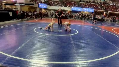 46 lbs Cons. Round 3 - Jennings McKinley, Darkhorse Wrestling Club vs Everett Goodrich, Chinook Wrestling Club
