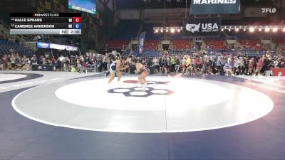 207 lbs Cons. Sub-quarters - Halle Spears, MI vs Cambree Anderson, ND