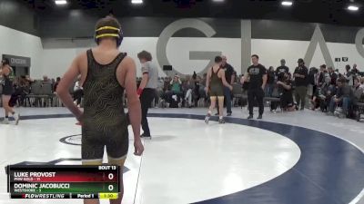 112 lbs Round 4 - Dominic Jacobucci, Westshore vs Luke Provost, PNW Gold