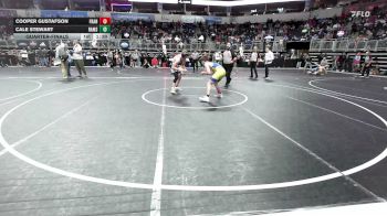 135 lbs Quarterfinal - Cooper Gustafson, Francis Howell Jr Vikings vs Cale Stewart, Rams WC