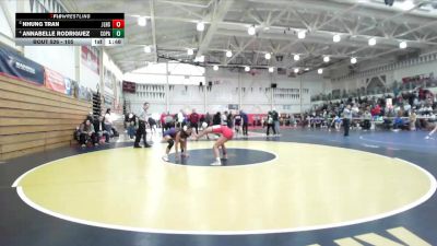 105 lbs Quarterfinal - Nhung Tran, James Logan High School vs Annabelle Rodriguez, College Park