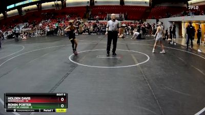 76 lbs Round 2 (8 Team) - Holden Davis, Neighborhood vs Ronin Porter, Empyre WC Maroon