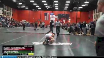 113 lbs Cons. Round 4 - Maksim Mukhamedaliyev, Arlington Heights (HERSEY) vs Michael Cannon, Detroit (CATHOLIC CENTRAL)