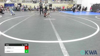 45 lbs Consi Of 16 #2 - Liliana Clitso, Darko Valley Wolf Pack vs Jett Dolen, Grover Rains Wrestling Club