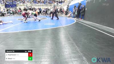 52 lbs Round Of 16 - Jesse Hightower, Blaine County Grapplers vs Benji West, Perry Wrestling Academy