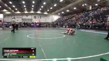 152 lbs Semis & 1st Wrestleback (8 Team) - Tyler Antoniak, Millard South vs Jacob Licking, Norfolk