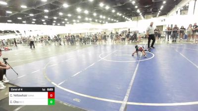 46 lbs Consi Of 4 - Cain Yellowhair, Ganado WC vs Christian Cho, So Cal Hammers