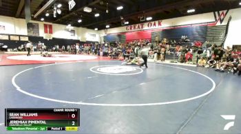 175 lbs Champ. Round 1 - Sean Williams, Lakewood vs Jeremiah Pimental, Coachella Valley