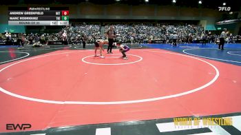 84 lbs Round Of 32 - Andrew Greenfield, Hot Shots Wrestling vs Marc Rodriguez, The Valley Wrestling Club