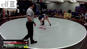 125 lbs. Cons. Round 5 - Temperance Lowe, Park HIll South vs Millie Robison, Northwest (Cedar Hill)