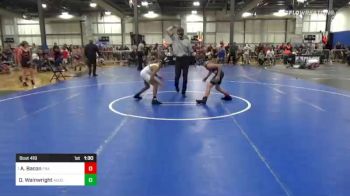 82 lbs Semifinal - Asher Bacon, FBA Lions vs Dean Wainwright, Agoge