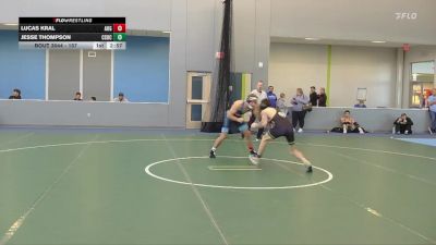 157 lbs Champ. Round 1 - Jesse Thompson, Colorado State University Club vs Lucas Kral, Augustana (SD)