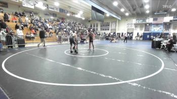 132 lbs Champ. Round 2 - Massimo Ortiz, Servite vs Cesar Villanueva, Porterville