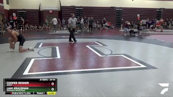 JV-14 lbs Quarterfinal - Liam Krausman, Dubuque Hempstead vs Cooper Renner, Jesup