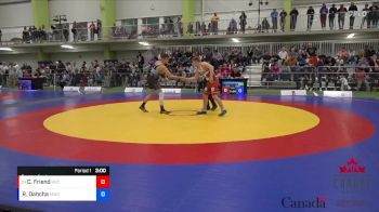 60kg Quarterfinal - Cash Friend, The ROC vs Ryan Dahcha, Matmen WC